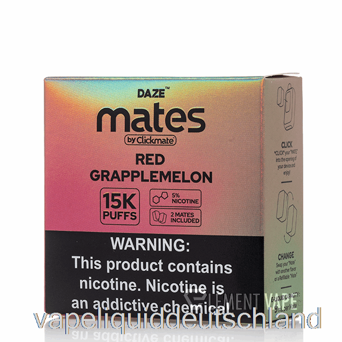 7 Daze Mate Pods Red Grapplemelon Vape Deutschland